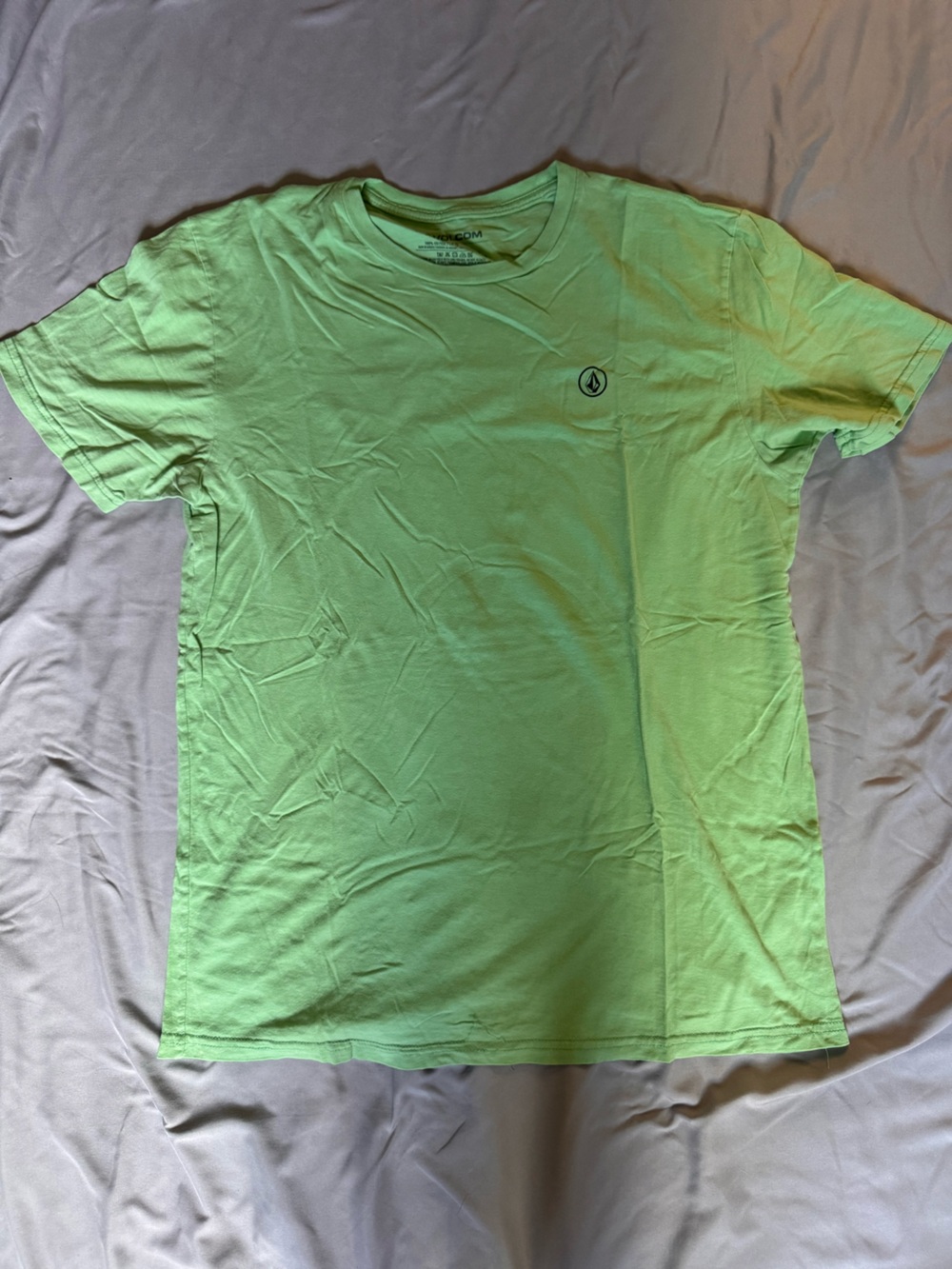 Volcom Green Short Sleeve Logo Tee